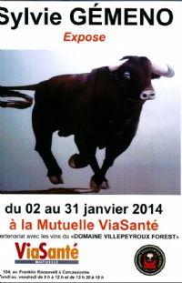 Exposition sur le thème de la tauromachie. Du 2 au 31 janvier 2014 à Carcassonne. Aude. 